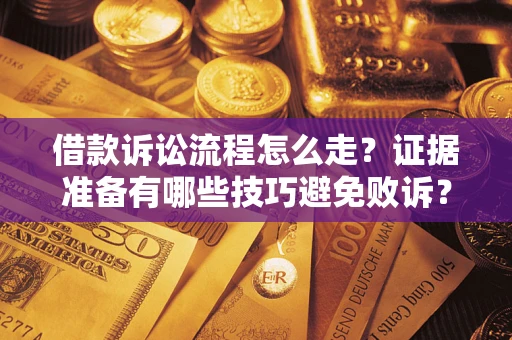 武汉借款诉讼流程怎么走？证据准备有哪些技巧避免败诉？