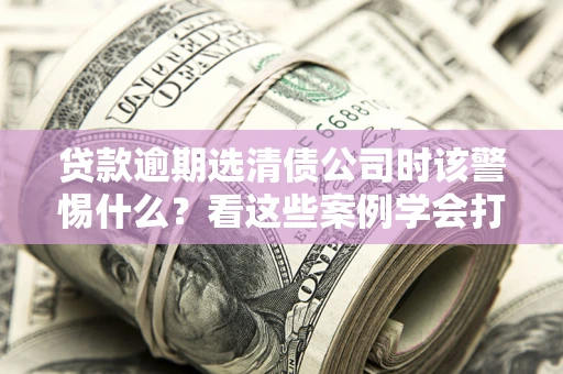 武汉贷款逾期选清债公司时该警惕什么？看这些案例学会打翻身仗