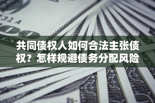武汉共同债权人如何合法主张债权？怎样规避债务分配风险？