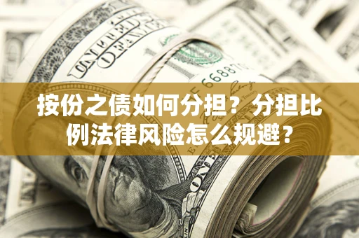 武汉按份之债如何分担？分担比例法律风险怎么规避？