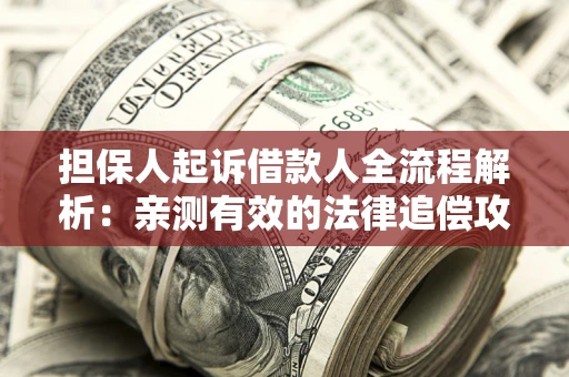 武汉担保人起诉借款人全流程解析：亲测有效的法律追偿攻略