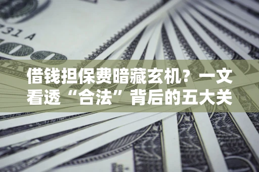 武汉借钱担保费暗藏玄机？一文看透“合法”背后的五大关键陷阱