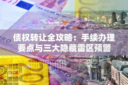 武汉债权转让全攻略：手续办理要点与三大隐藏雷区预警