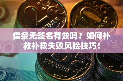 武汉借条无签名有效吗？如何补救补救失败风险技巧！