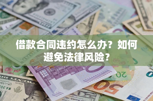 武汉借款合同违约怎么办？如何避免法律风险？